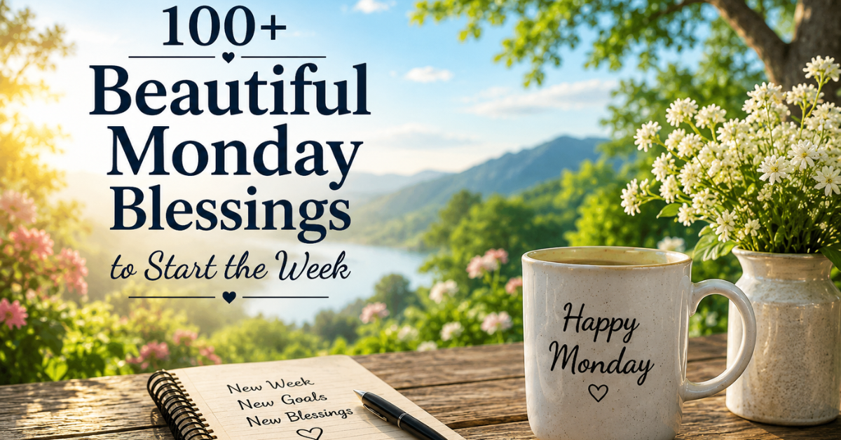 100+ Beautiful Monday Blessings to Start the Week