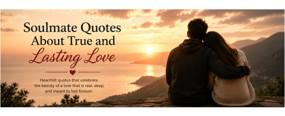 Soulmate Quotes About True and Lasting Love